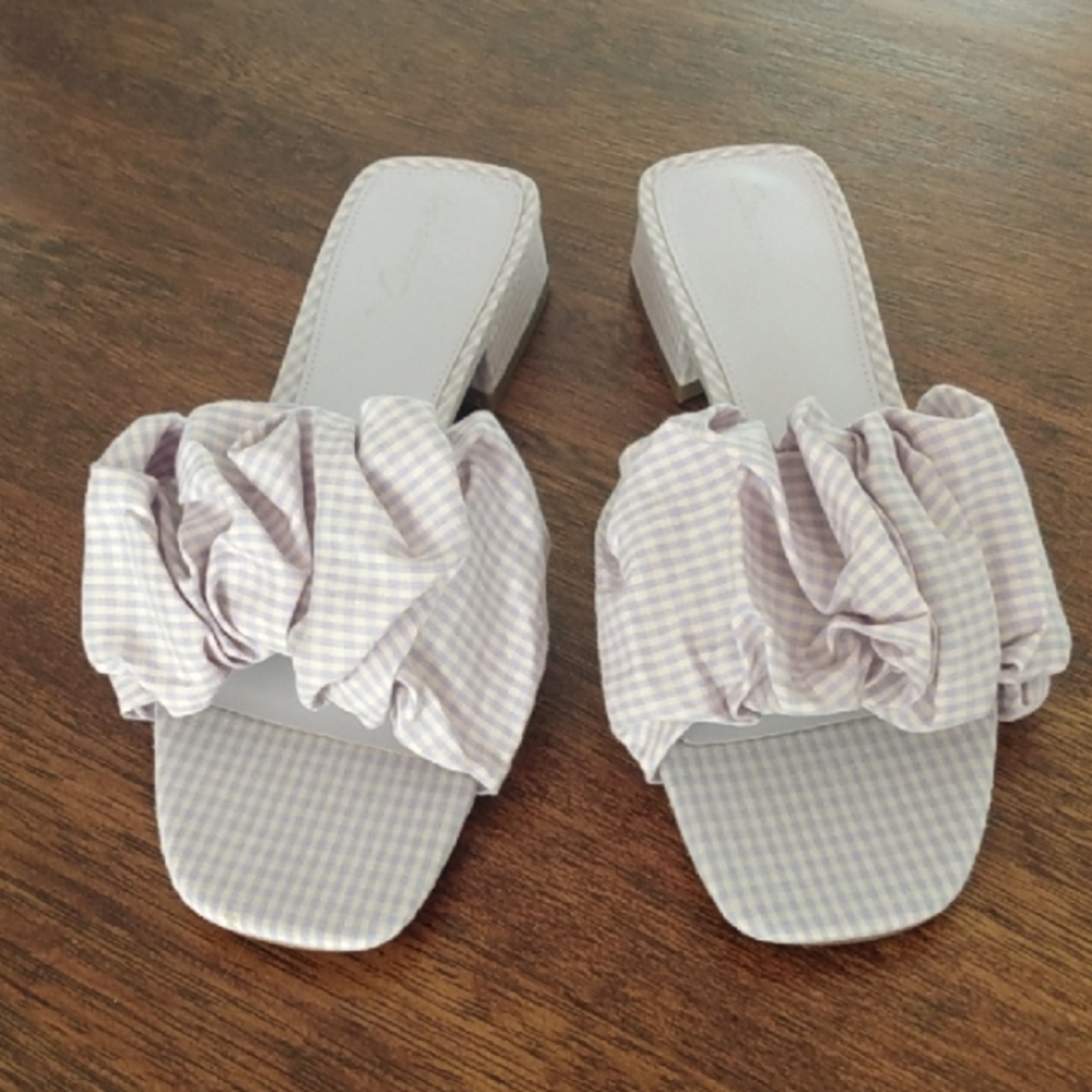 Lavender Sam Edelman Slide In Sandals